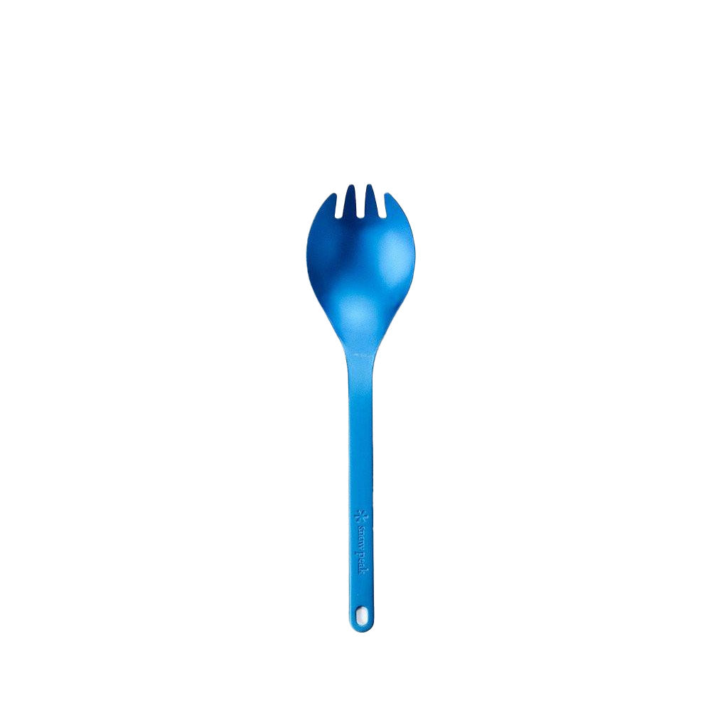 Snow Peak Titanium Spork blue