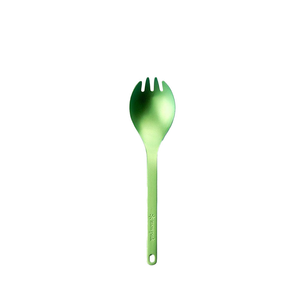 Snow Peak Titanium Spork green