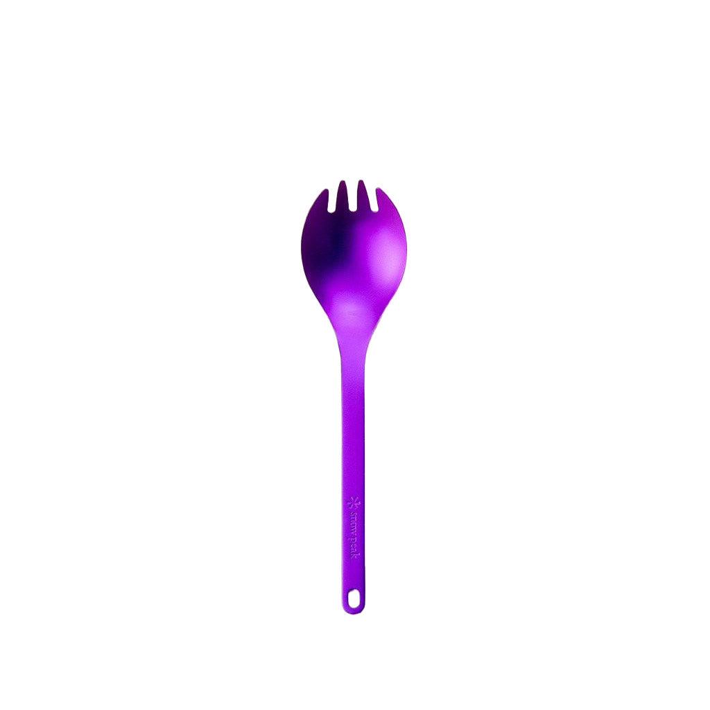 Snow Peak Titanium Spork purple