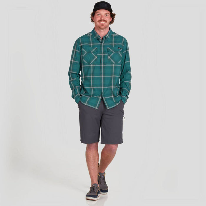 NRS Men's Long-Sleeve Guide Shirt Mediterranea - model 1