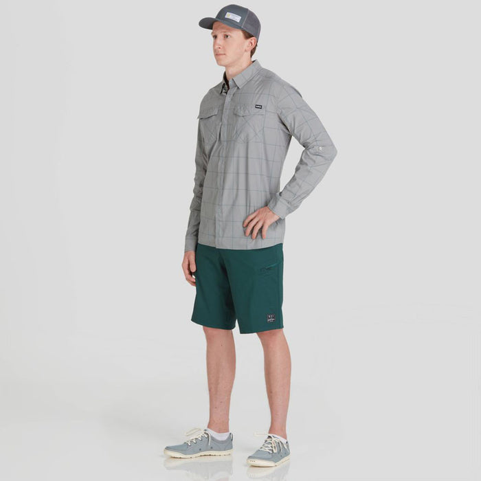 NRS Men's Long-Sleeve Guide Shirt Sharkskin - model 1