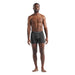 Icebreaker Men's Anatomica Merino Boxers gritstone heather model full