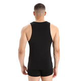 Icebreaker Men's Anatomica Tank black model back