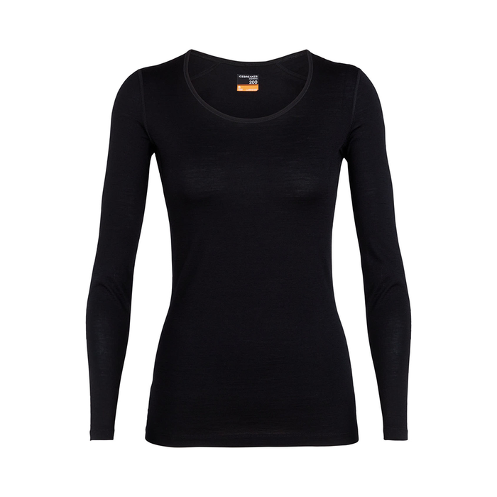 Icebreaker Women's 200 Oasis Long Sleeve Scoop