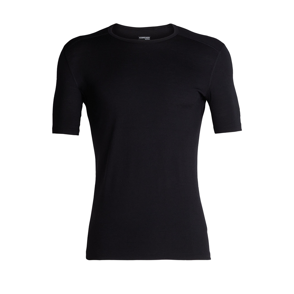 Icebreaker Men's 200 Oasis ShortSleeve Crewe - Black Full
