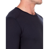 Icebreaker Men's 200 Oasis ShortSleeve Crewe Black - Shoulder Right