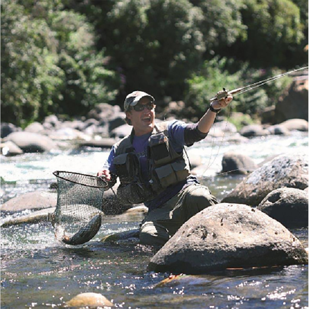 McLean Angling Long Handle Weigh Net - Lifestyle 01