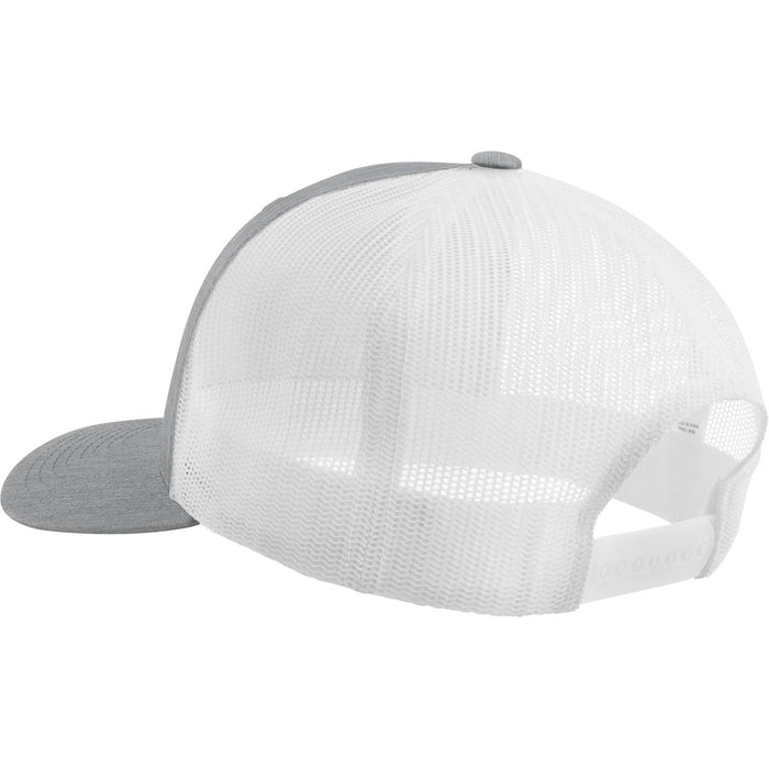 NRS Fishing Trucker Hat heather grey/white back