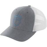 NRS Fishing Trucker Hat heather grey/white hero