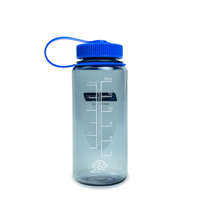 Nalgene Wide Mouth Sustain Water Bottle 500mL grey side