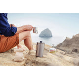  Snow Peak Titanium French Press beach