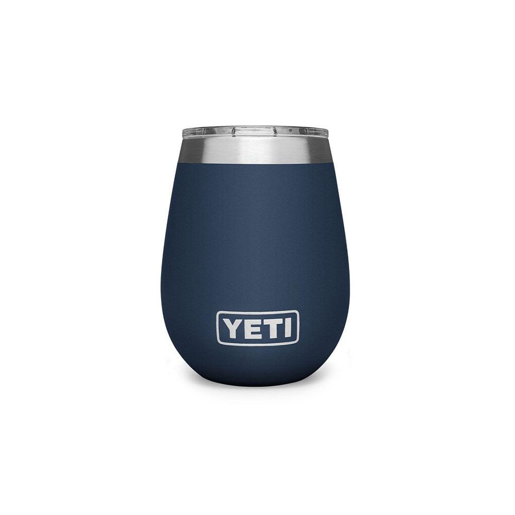 Yeti Rambler 10oz Wine Tumbler with MagSlider Lid navy hero