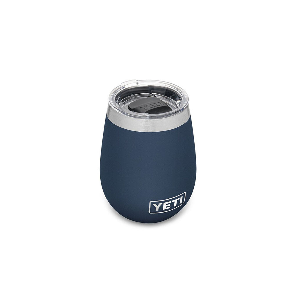 Yeti Rambler 10oz Wine Tumbler with MagSlider Lid navy detail 2