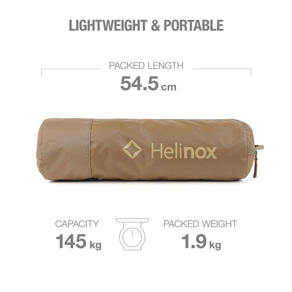 Helinox Savanna Chair coyote tan packed