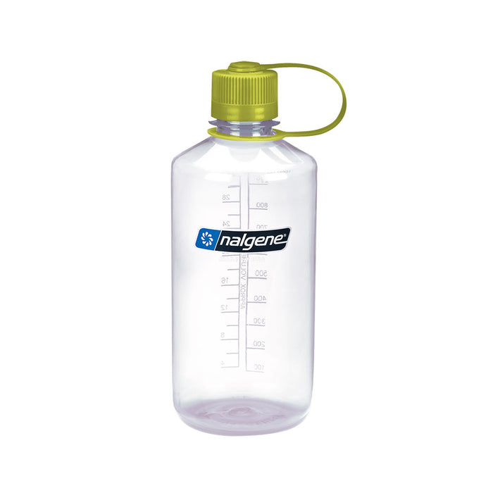Nalgene Narrow Mouth Sustain Water Bottle 1L clear hero