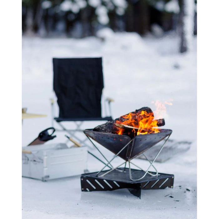 Snow Peak Pack & Carry Fireplace Starter Kit snow