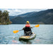 Kayaking on the NRS Kuda inflatable fishing kayak