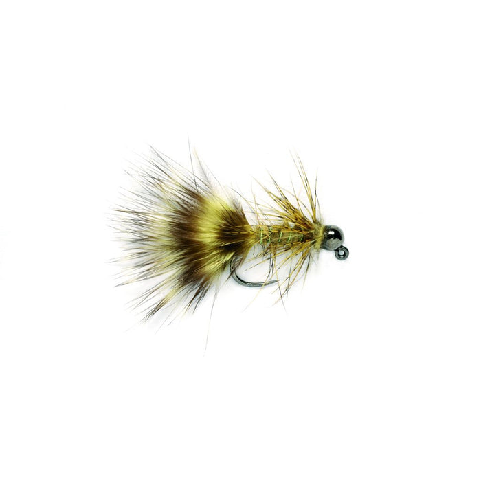Fulling Mill Jig Bugger Olive Tungsten Bead - Barbless