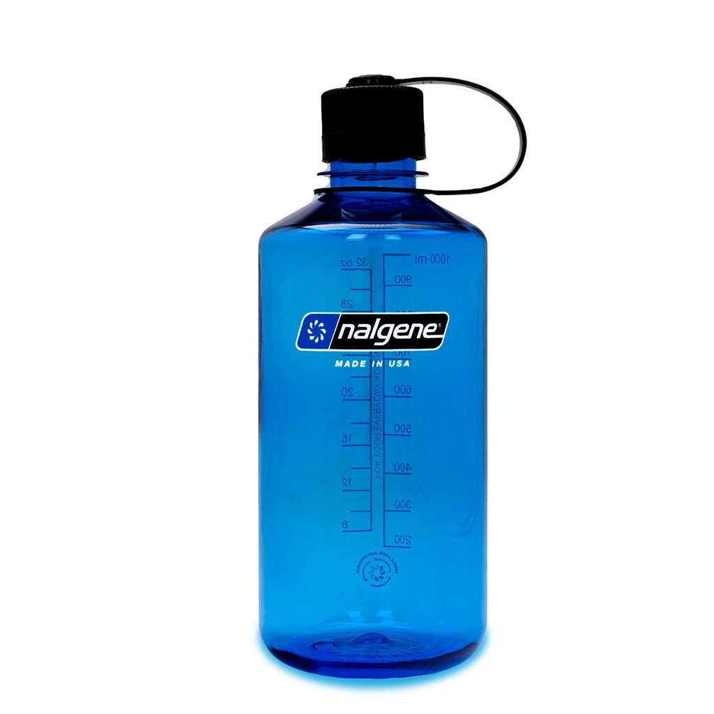 Nalgene Narrow Mouth Sustain Water Bottle 1L  blue hero
