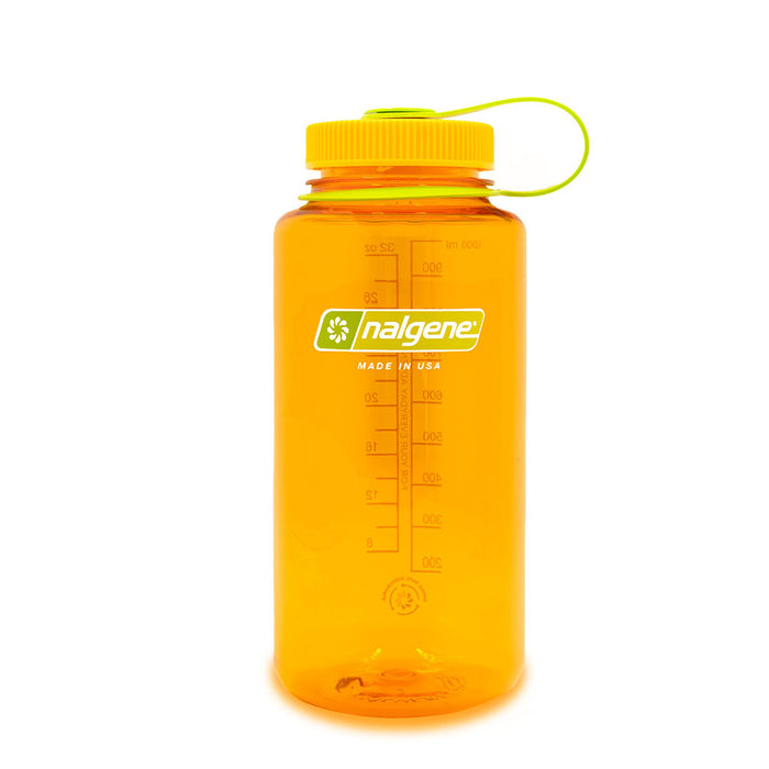 Nalgene Wide Mouth Sustain Water Bottle 1L clementine hero
