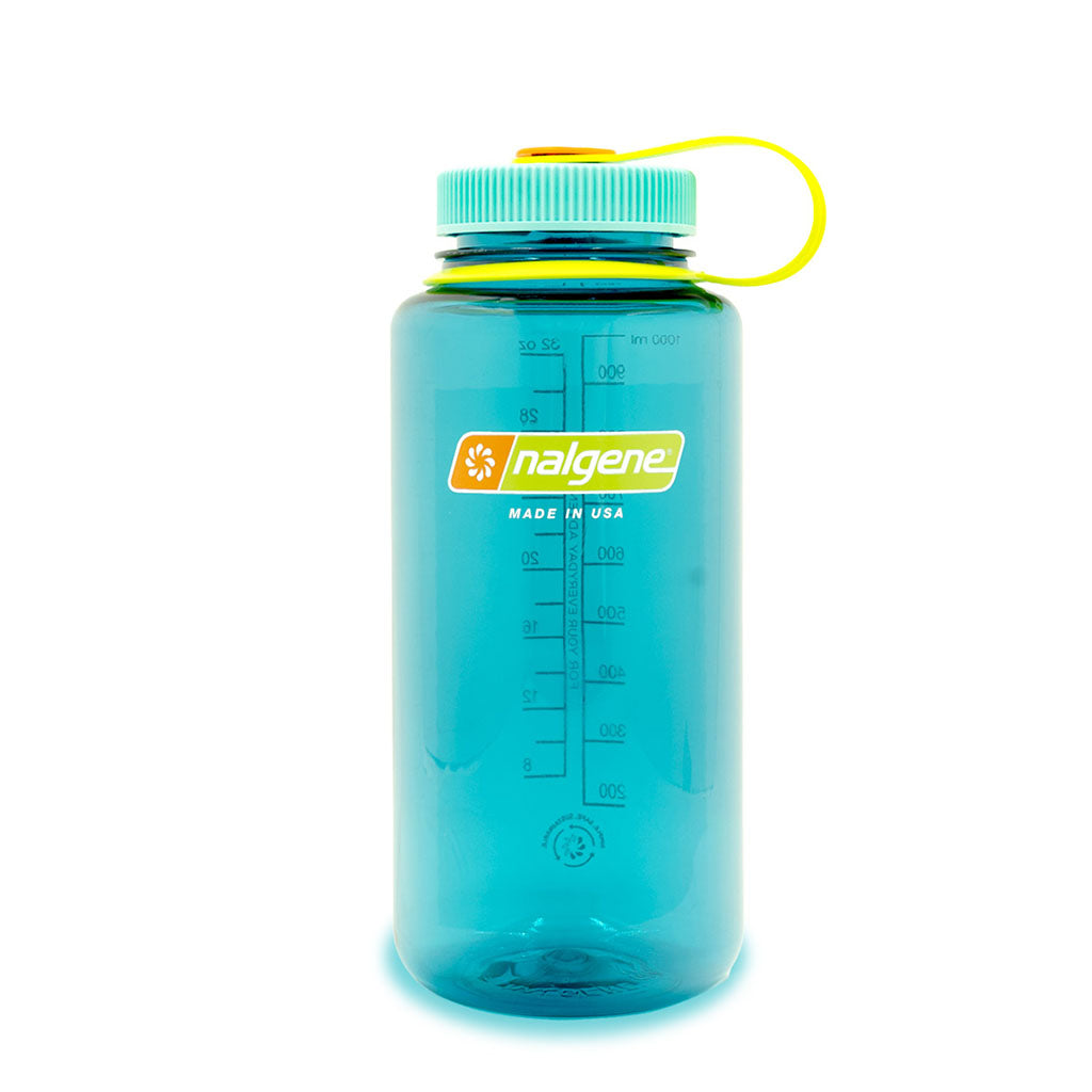 Nalgene Wide Mouth Sustain Water Bottle 1L cerulean hero