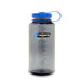 Nalgene Wide Mouth Sustain Water Bottle 1L grey w/ blue hero