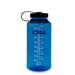 Nalgene Wide Mouth Sustain Water Bottle 1L blue w/black side