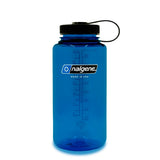 Nalgene Wide Mouth Sustain Water Bottle 1L blue w/black hero