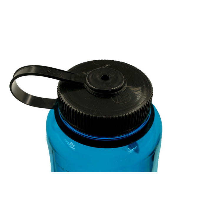 Nalgene Silo Sustain Wide Mouth 1.5L Bottle blue w/ black lid