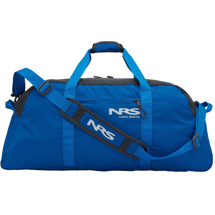 NRS Purest Mesh Duffel Bag Blue 60L side