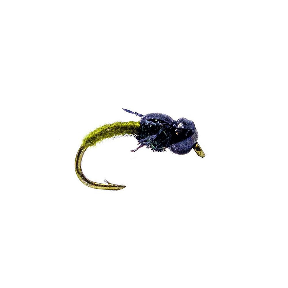 Category 3 Cheeky Fella Olive - Black Tungsten Bead