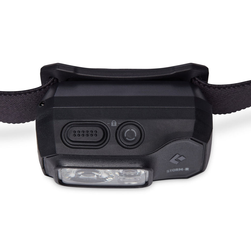 Black Diamond Storm 500-R Rechargeable Headlamp black - top