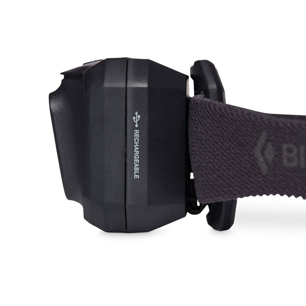 Black Diamond Storm 500-R Rechargeable Headlamp black - side