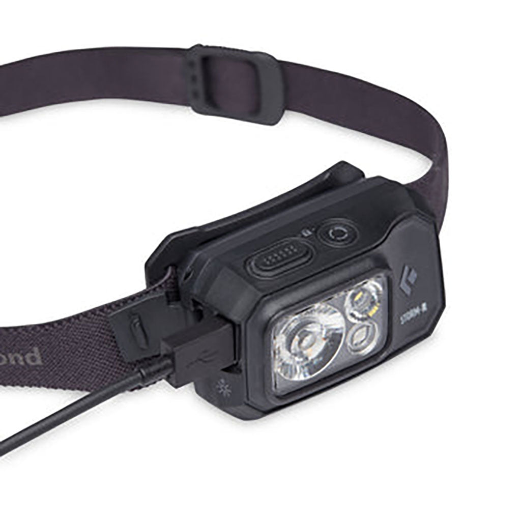 Black Diamond Storm 500-R Rechargeable Headlamp black - charge