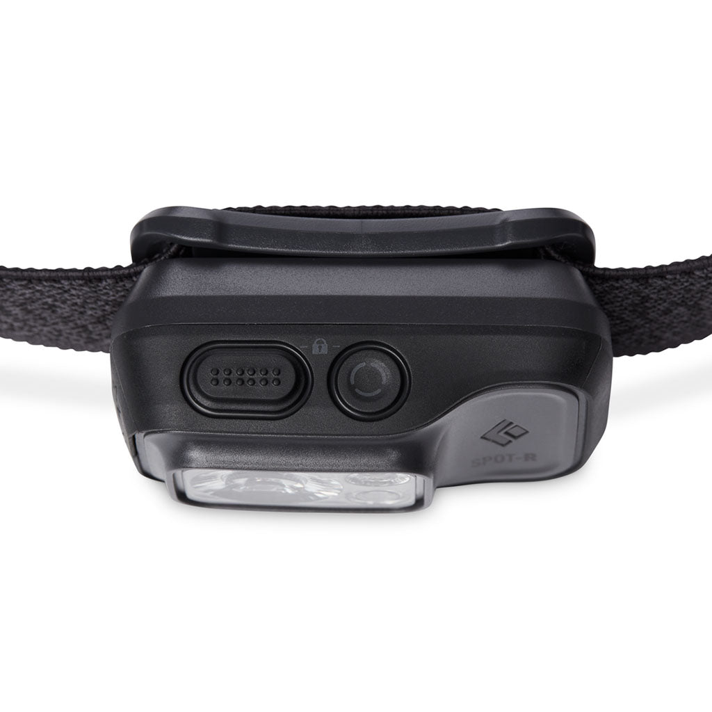 Black Diamond Spot 400-R Rechargeable Headlamp graphite - top