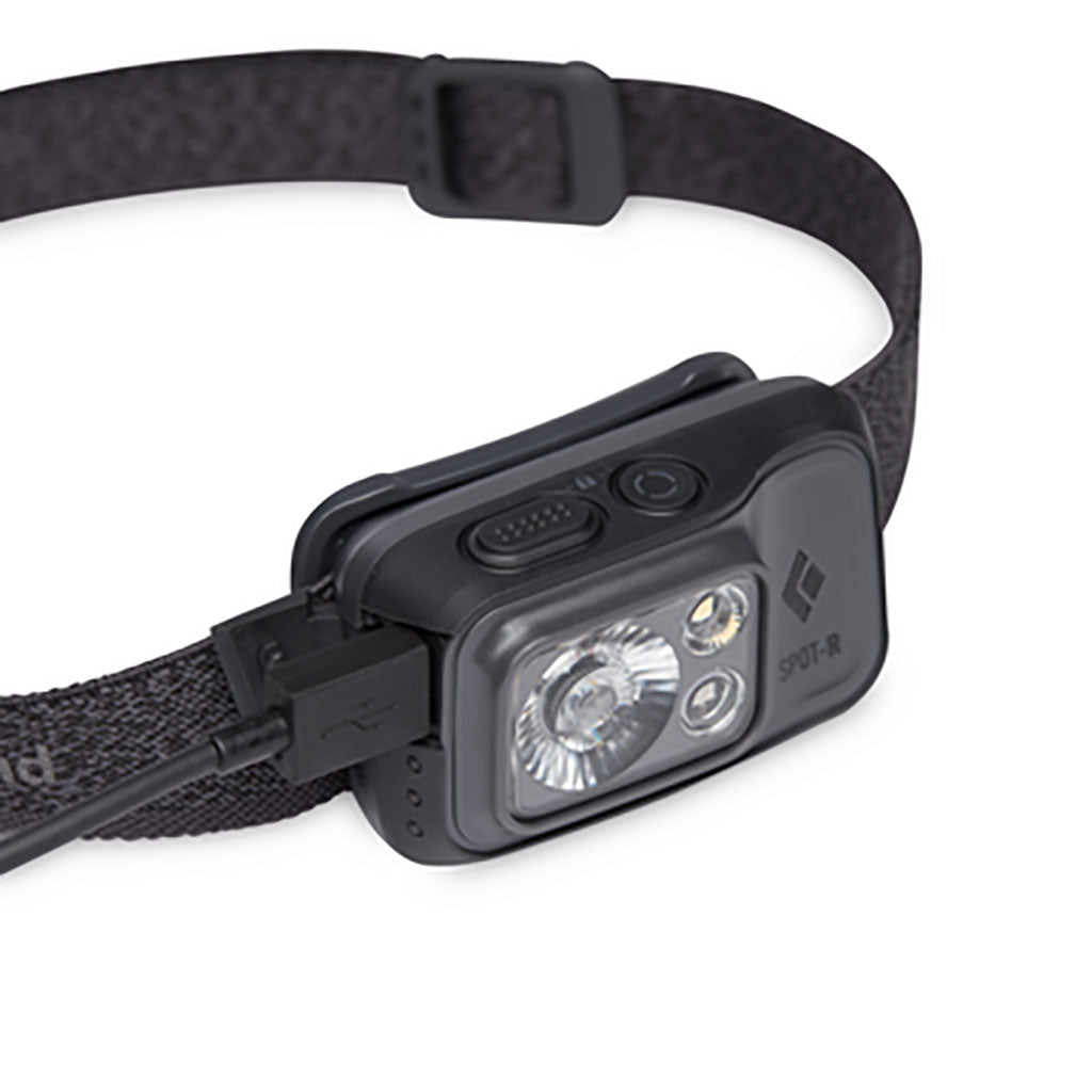 Black Diamond Spot 400-R Rechargeable Headlamp graphite - charge