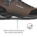 Lowa Men's Camino Evo GTX Wide brown/graphite detail 6