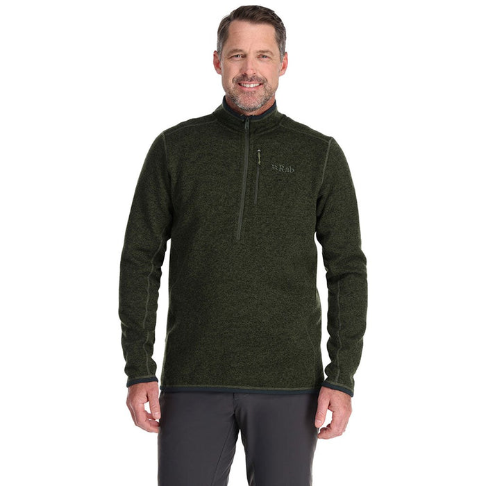 Rab Men's Quest Fleece Pull-On army model front