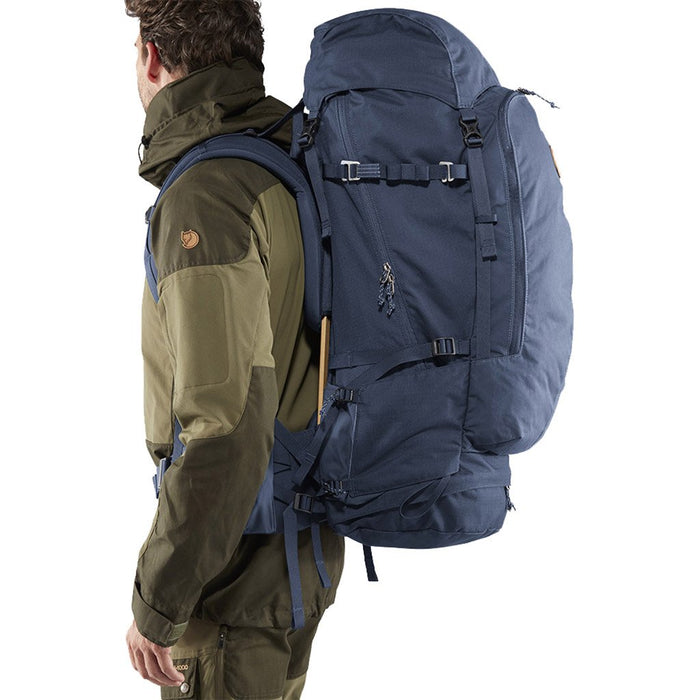 Fjallraven Keb 72 Litre Backpack Storm - Model Side