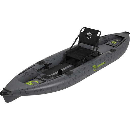 NRS Pike Inflatable Fishing Kayak grey hero