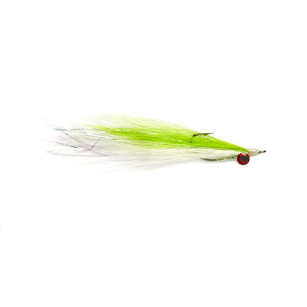 Fulling Mill Deep Water Clouser - Chartreuse / White