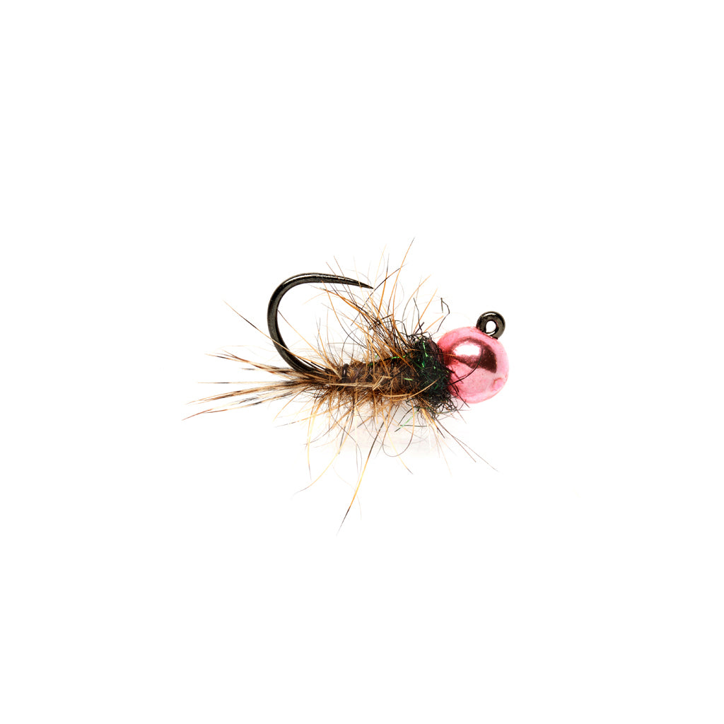 Fulling Mill Roza's Pink Hares Ear - Barbless Jig