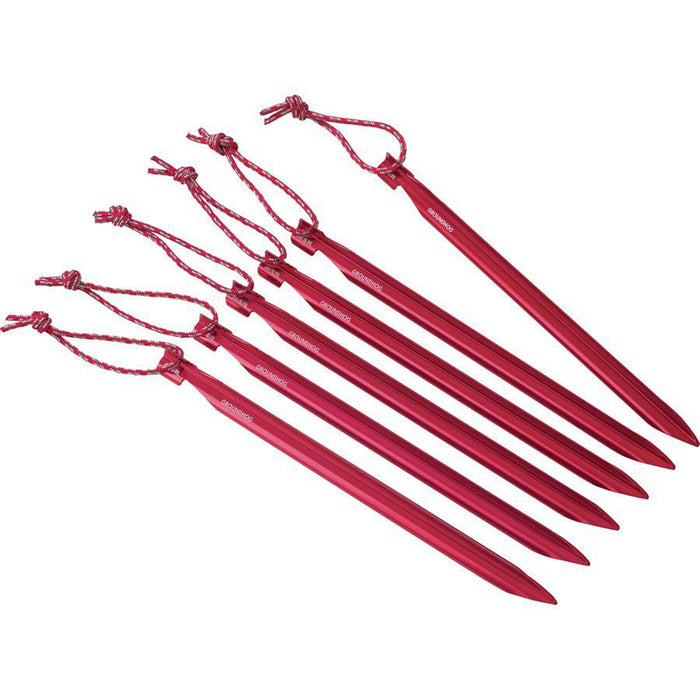 lightweight tent pegs MSR GroundHog Tent Stake Kit v2