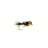 Fulling Mill Depth Charge Hares Ear - Black Gold Tungsten Bead