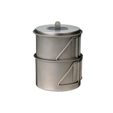 Snow Peak Titanium Mini Solo Combo - Lightweight Camping Cookware Set