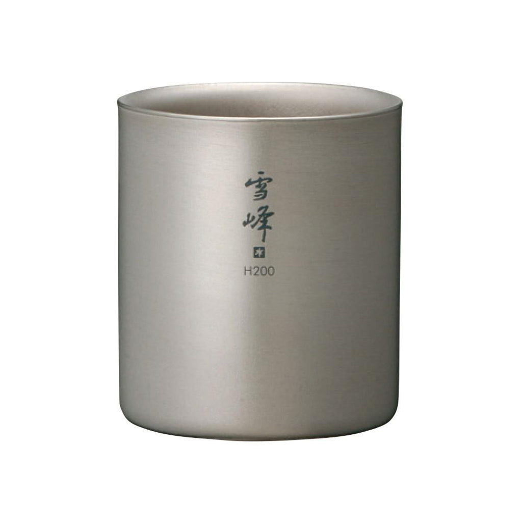 Snow Peak Titanium Double Wall Stacking Mug (Seppou H)