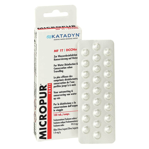 Katadyn Micropur Forte Tablet MF 1T 100 Water Purification Tablets