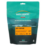 BackCountry Cuisine Freeze Dried Beef Meals - Small Serve beef teriyaki hero
