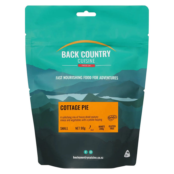 BackCountry Cuisine Freeze Dried Beef Meals - Small Serve cottage pie hero