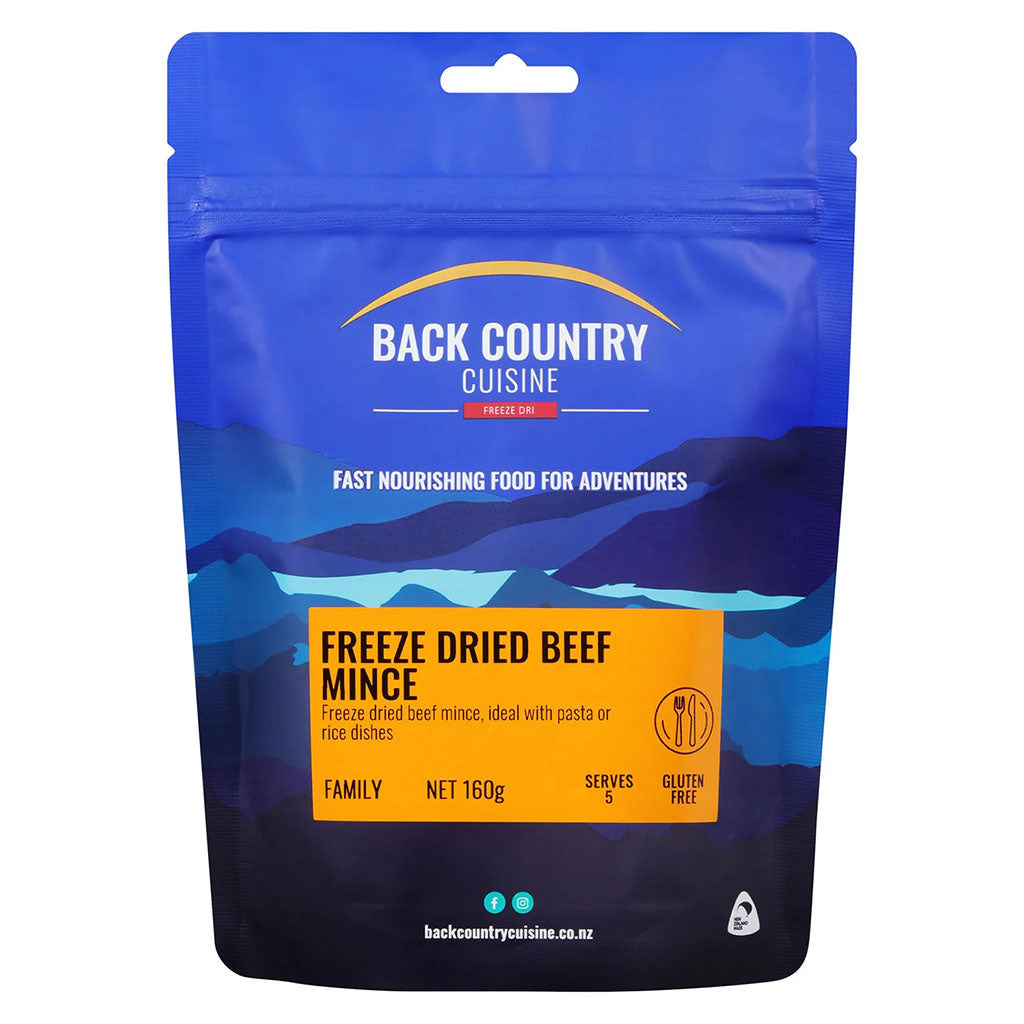 BackCountry Cuisine Freeze Dried Meal Complements freeze dride beef mince